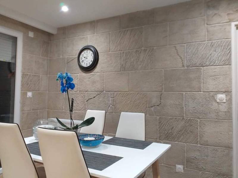 imitation pierre décoration intérieure rénovation cuisine en pierre naturelle