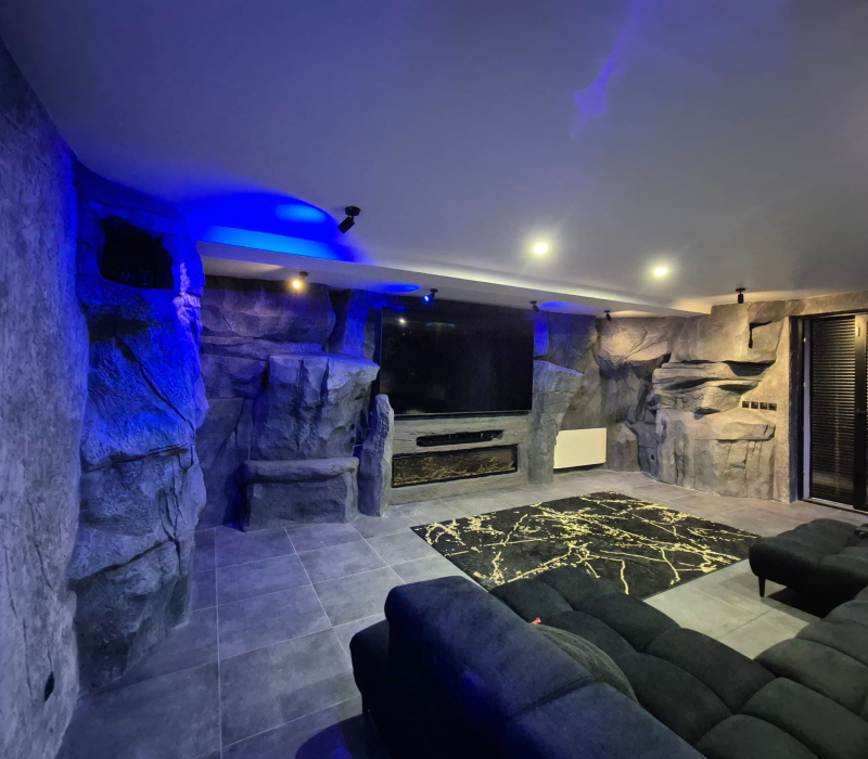 Création roche artificielle décoration salon 91000